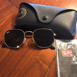 Ray-Ban Hexagonal Flat Lens Sunglasses